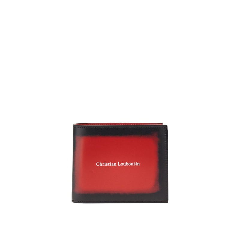 Christian Louboutin Christian Louboutin Canopy Leather Bi-fold Wallet Red - World Class Fashion