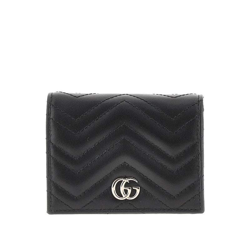 Gucci Gucci GG Marmont Mini Wallet Black - World Class Fashion