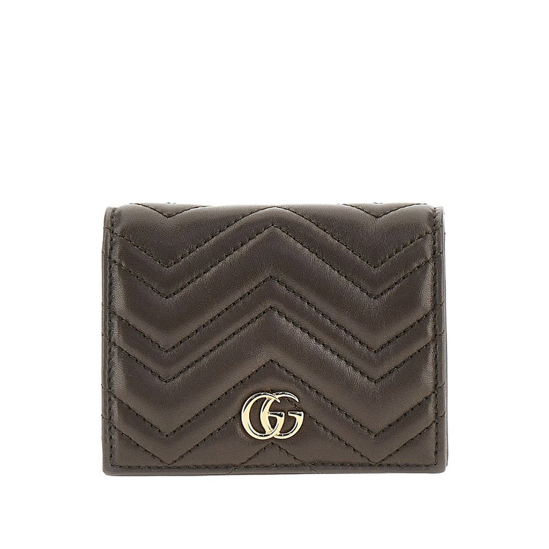 Gucci Gucci GG Marmont Mini Wallet Brown Women - World Class Fashion