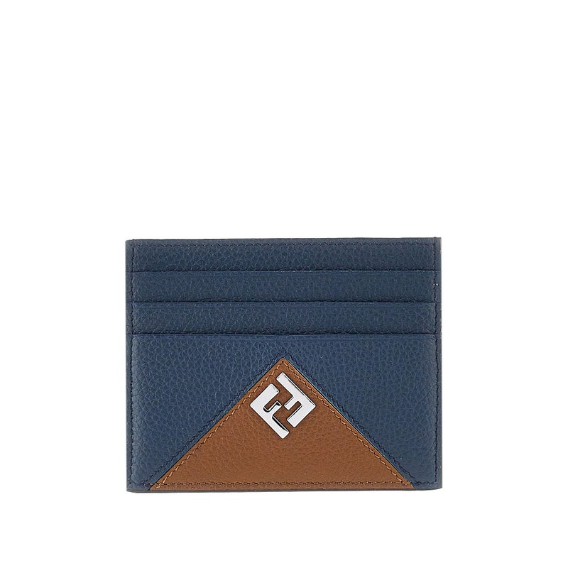 Fendi Fendi 'Fendi Lui' Grained Leather Cardholder Multicolor - World Class Fashion