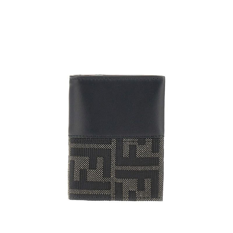 Fendi Fendi FF Jacquard Bi-fold Card Holder Brown - World Class Fashion