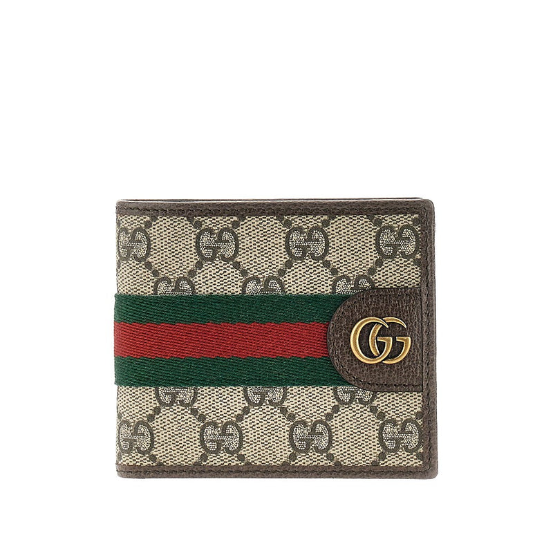 Gucci Gucci Ophidia Bi-fold Wallet Brown Men - World Class Fashion