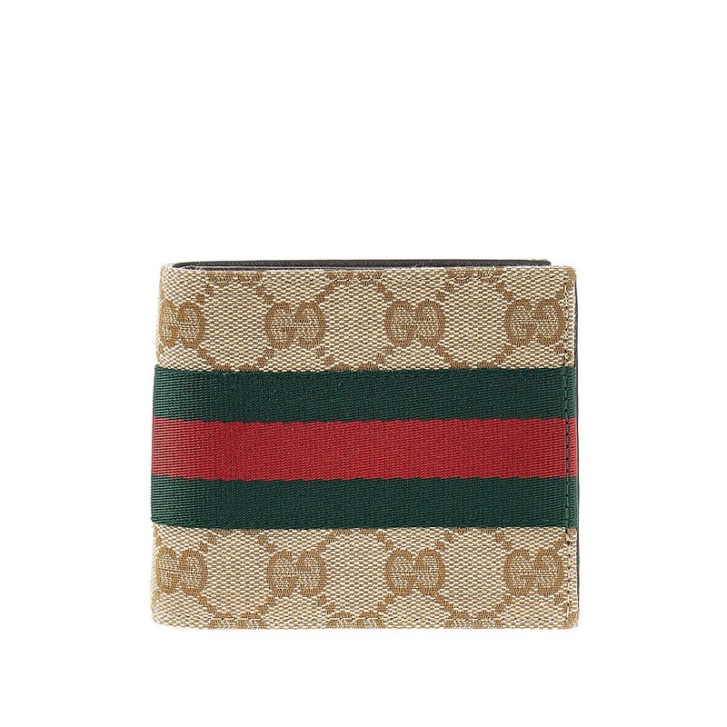 Gucci Gucci Original GG Bi-fold Wallet Beige - World Class Fashion