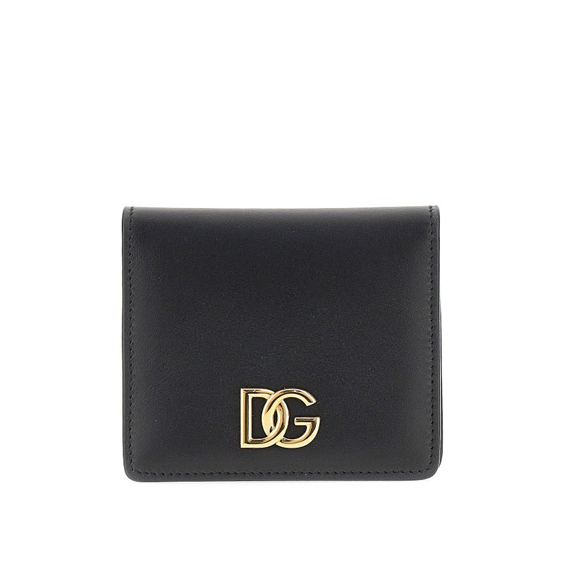 Dolce&gabbana Dolce&Gabbana Leather Bi-fold Cardholder Black Women - World Class Fashion