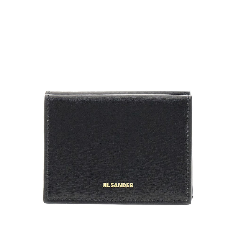 Jil Sander Jil Sander Leather Mini Wallet Black Women - World Class Fashion