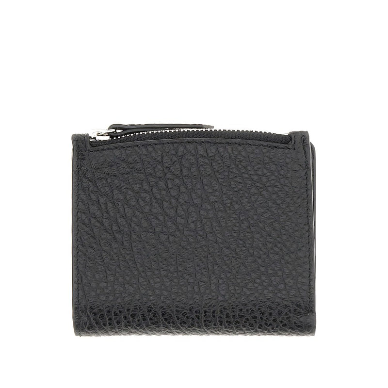 Maison Margiela Maison Margiela Four Stitches Leather Wallet Black - World Class Fashion