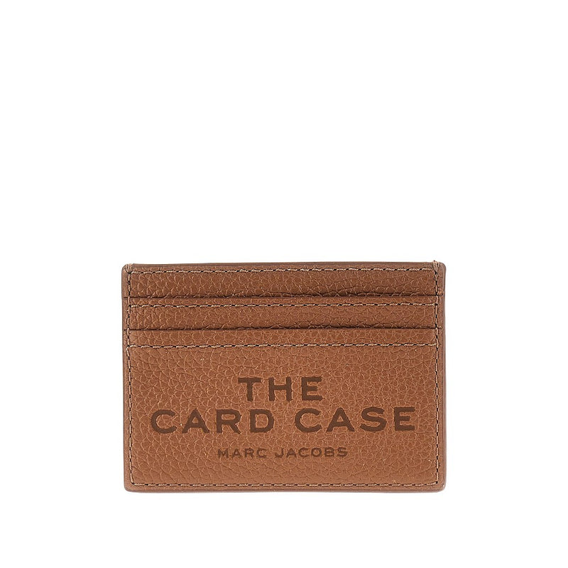 Marc Jacobs Marc Jacobs Grain Leather Cardholder Brown - World Class Fashion