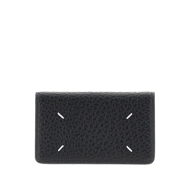 Maison Margiela Maison Margiela Grained Leather Cardholder Black Men - World Class Fashion