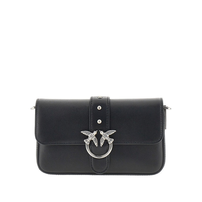Pinko Pinko Love One Slouchy Baby Bag Black - World Class Fashion