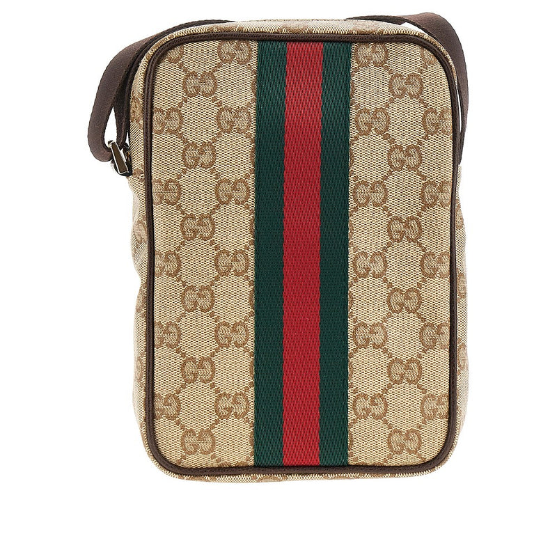 Gucci Gucci GG Supreme Crossbody Mini Bag Beige - World Class Fashion